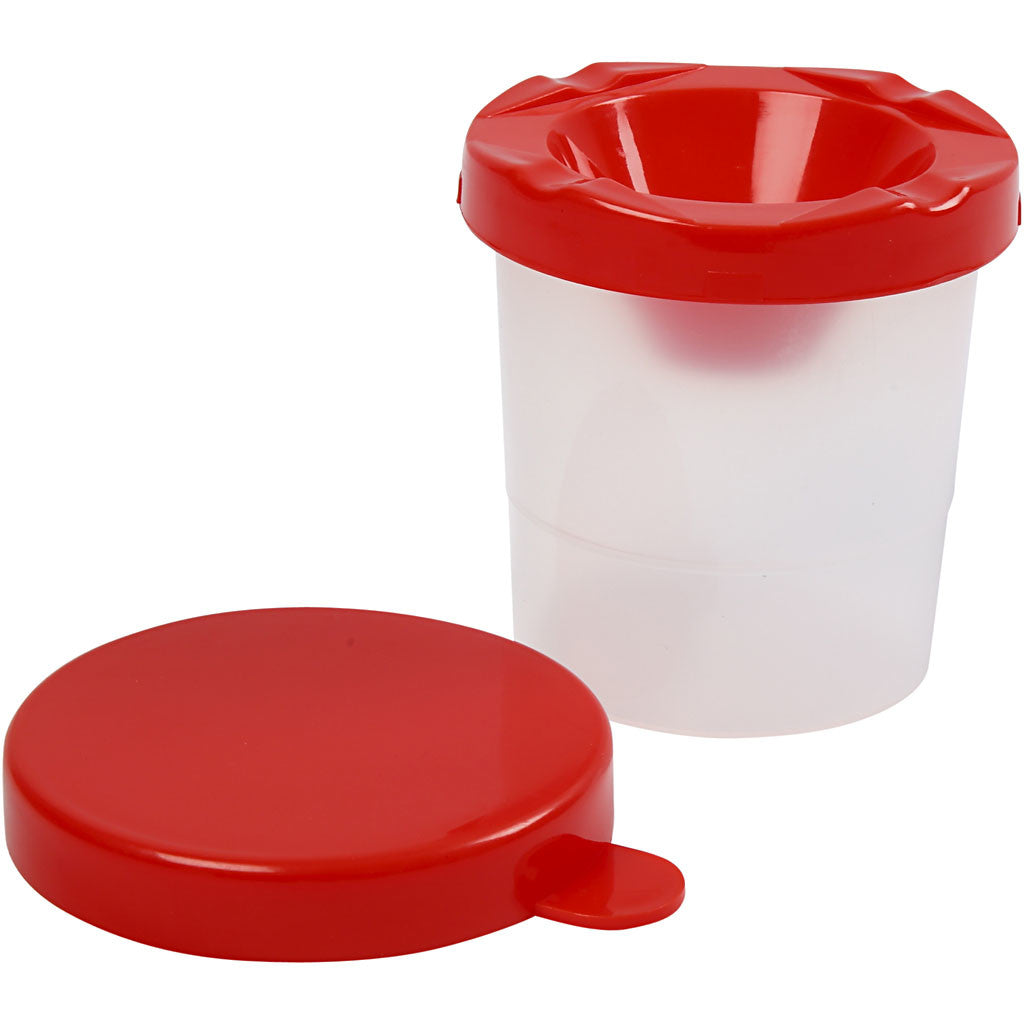 Non-Spill Paint Pot, H: 8,5 cm, dia. 8 cm, 250 ml, 15 pc/ 1 pack [HOB-13176]