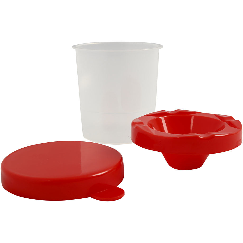 Non-Spill Paint Pot, H: 8,5 cm, dia. 8 cm, 250 ml, 15 pc/ 1 pack [HOB-13176]