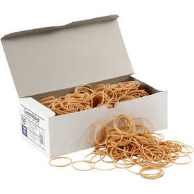 Rubber Bands, dia. 5-8 cm, thickness 1 mm, ca. 1600 pc, 500 g/ 1 pack [HOB-13230]