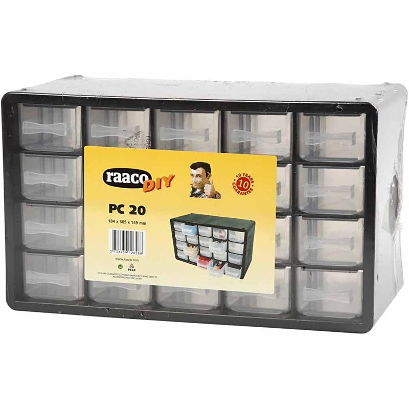 Organiser Cabinet, no. PC 20, size 18,4x30,5x14,9 cm, hole size 55x37 mm, 1 set [HOB-13305]