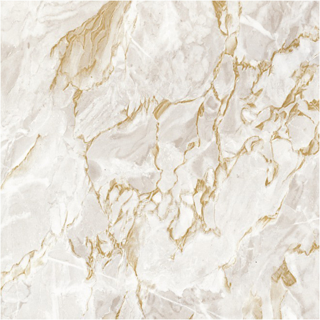 Self-Adhesive Foil, marble, W: 45 cm, brown, 2m/ 1 roll [HOB-14271]