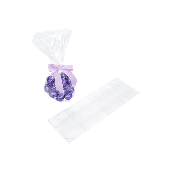 Plastic Bags 10.2x5x30.5cm with side gusset (100 pieces) [1GE4212]