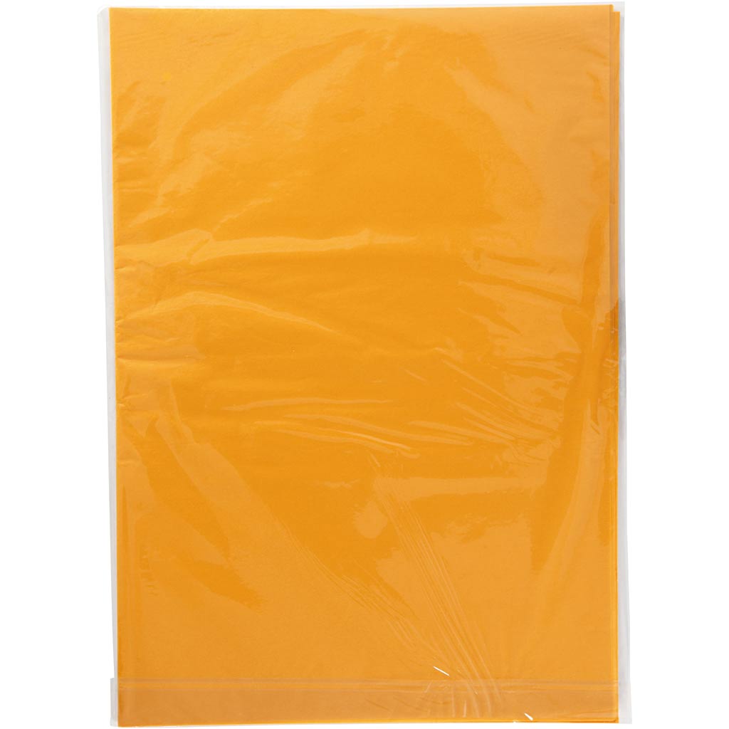 Tissue Paper, sheet 50x70 cm, 17 g, yellow, 25sheets [HOB20090]