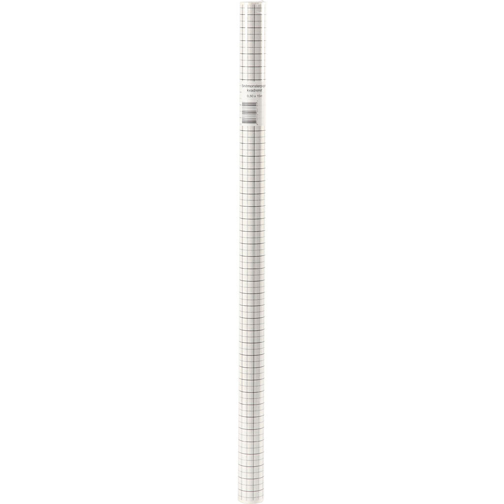Dressmakers Squared Pattern Paper, W: 80 cm, 28 g, 15 m/ 1 roll [HOB-20706]