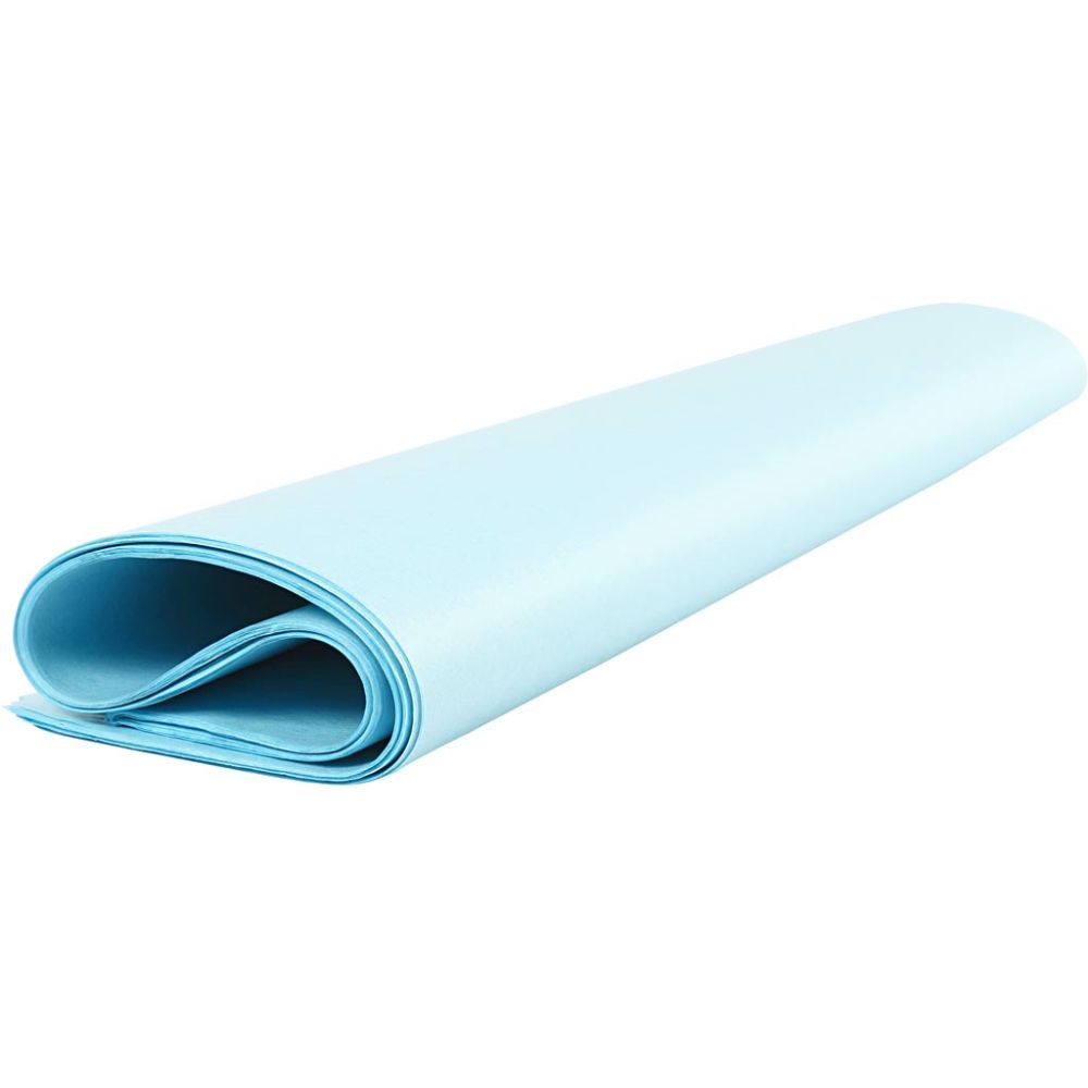 Tissue Paper, light blue, 50x70 cm, 14 g, 25 sheet/ 1 pack [HOB20814]