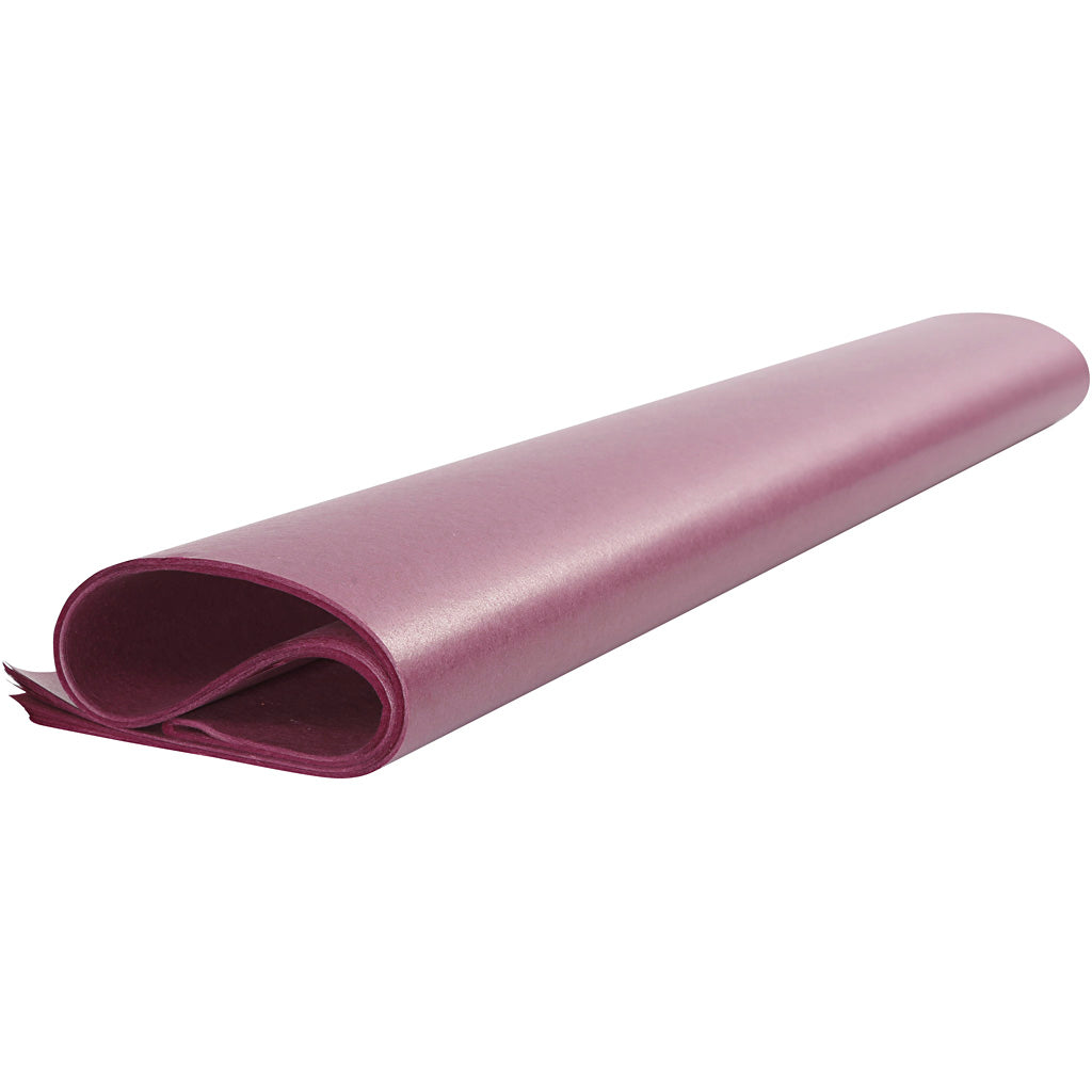 Tissue Paper, sheet 50x70 cm, 14 g, burgundy, 25sheets [HOB20865]