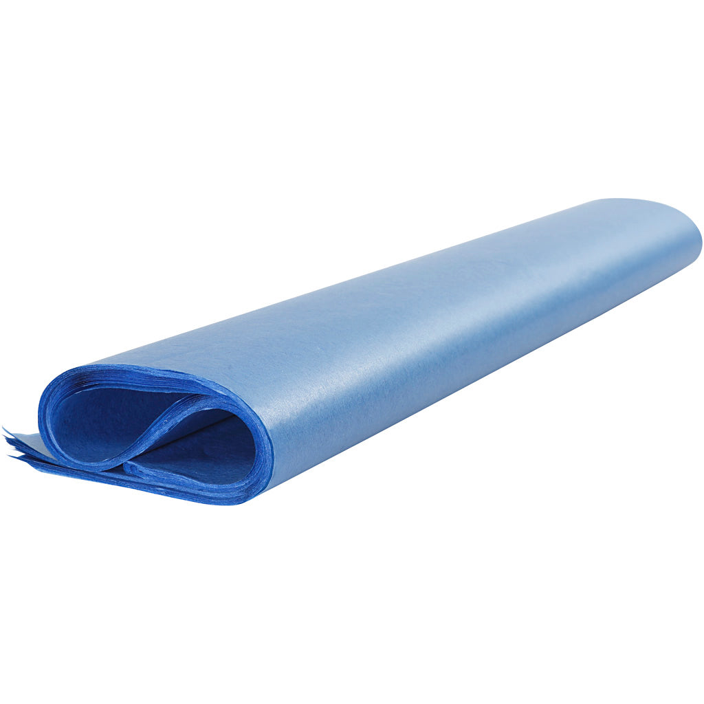 Tissue Paper, sheet 50x70 cm, 14 g, blue, 25sheets [HOB20866]