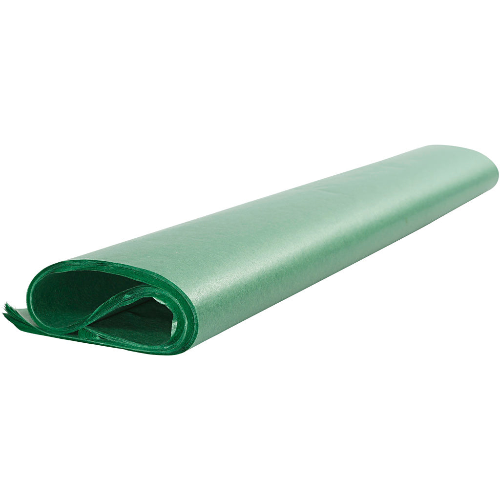 Tissue Paper, sheet 50x70 cm, 14 g, green, 25sheets [HOB20867]