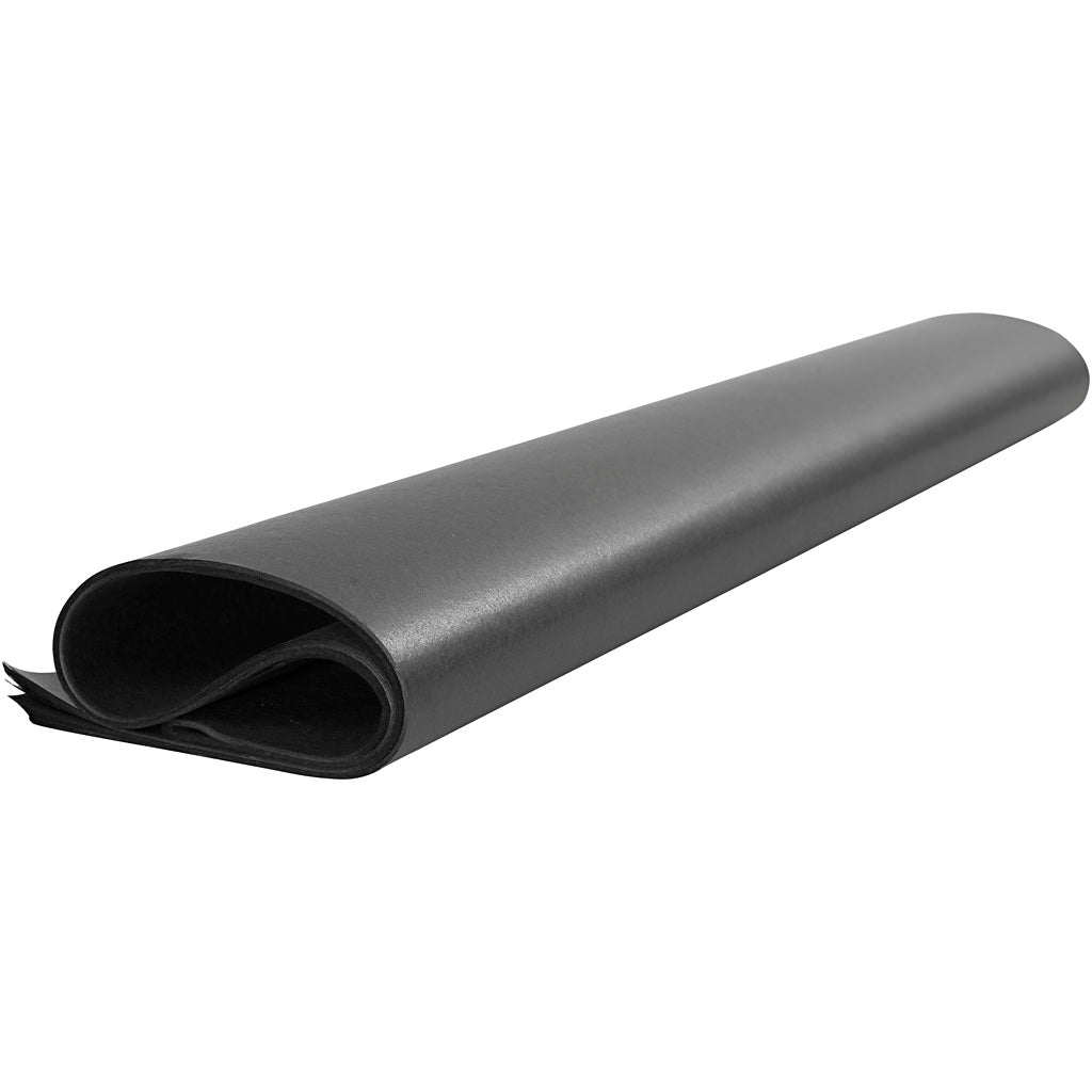 Tissue Paper, sheet 50x70 cm, 14 g, black, 25sheets [HOB20869]