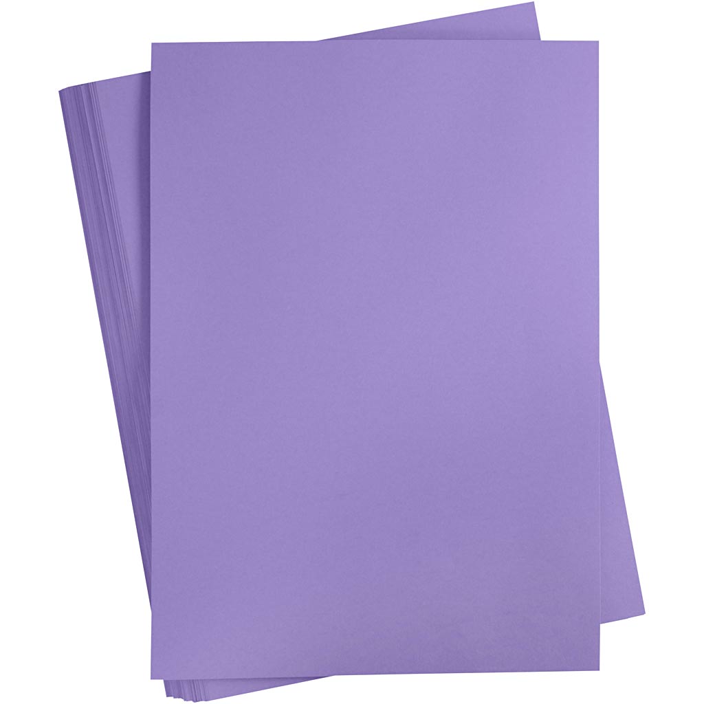 Card, A2, sheet 420x594 mm, 180 g, purple, 100 sheet