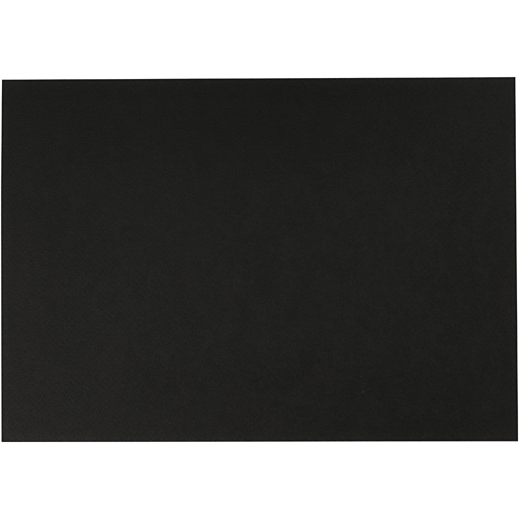 Watercolour Paper, A4, sheet 210x297 mm, 230 g, black, 10 sheet/ 1 pack [HOB-22110]