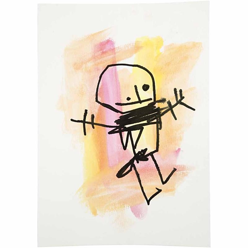 Watercolour Paper, A4, sheet 210x297 mm, 200 g, white, 100 sheet/ 1 pack [HOB-22402]