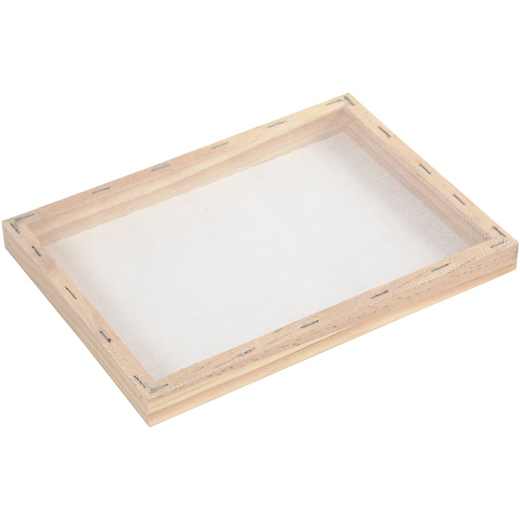 Paper Making Frame Mould, A5, size 23x17x2cm cm, 20 mesh, 1 pc [HOB-22797]