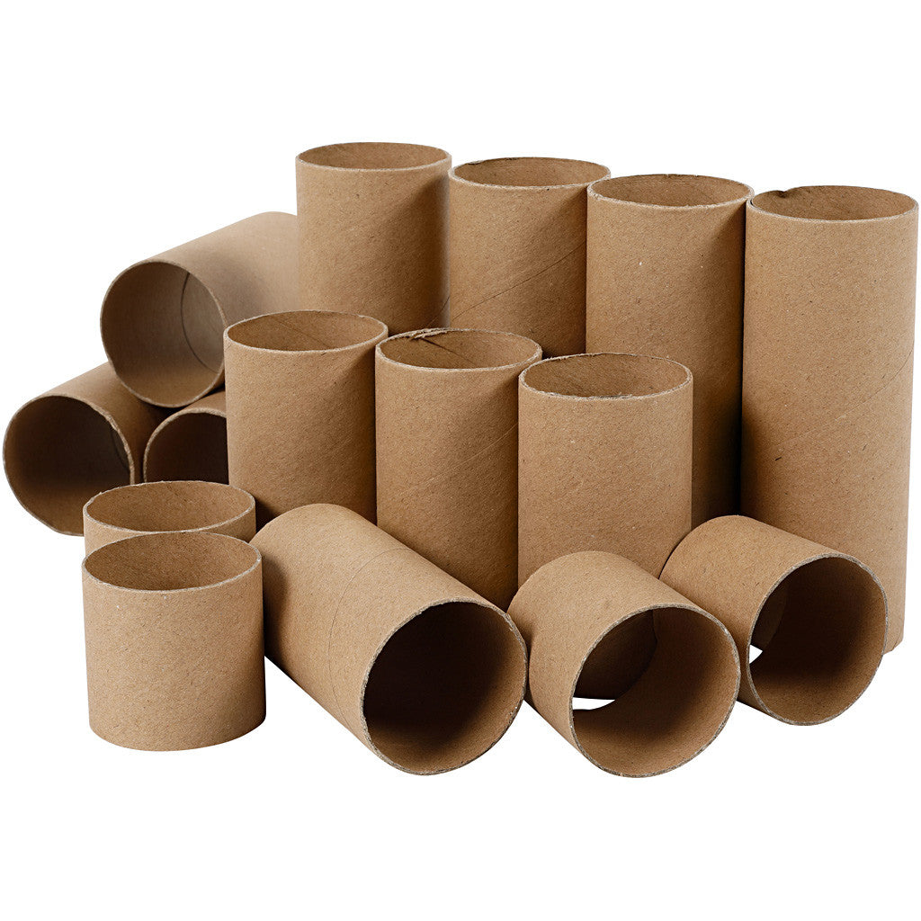 Cardboard tube, L: 4,7+9,3+14 cm, 60 pc/ 1 pack [HOB-233321]