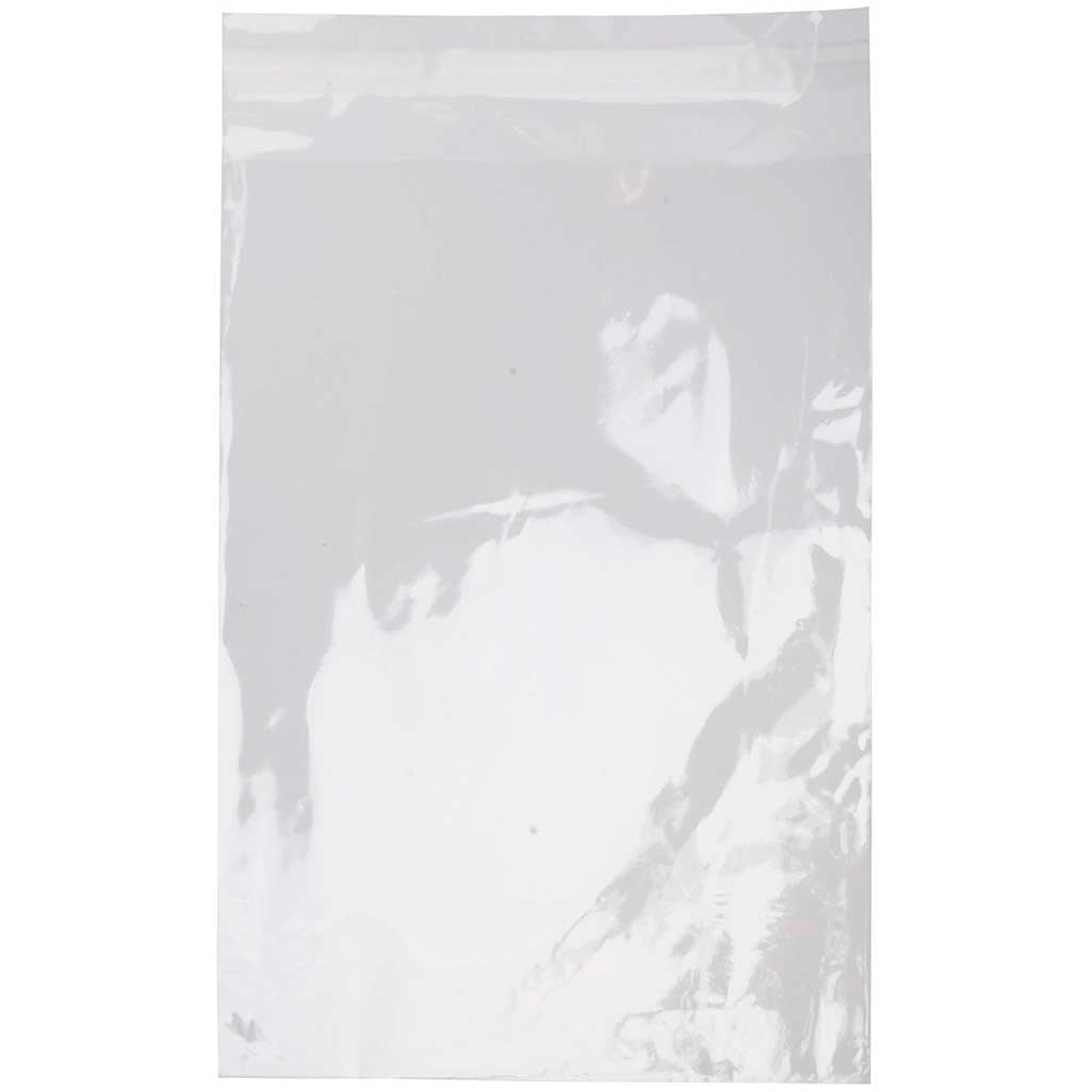 Cellophane Bag, W: 12.3 cm, H: 17.3 cm, 200pcs, 25 micron [HOB23999]