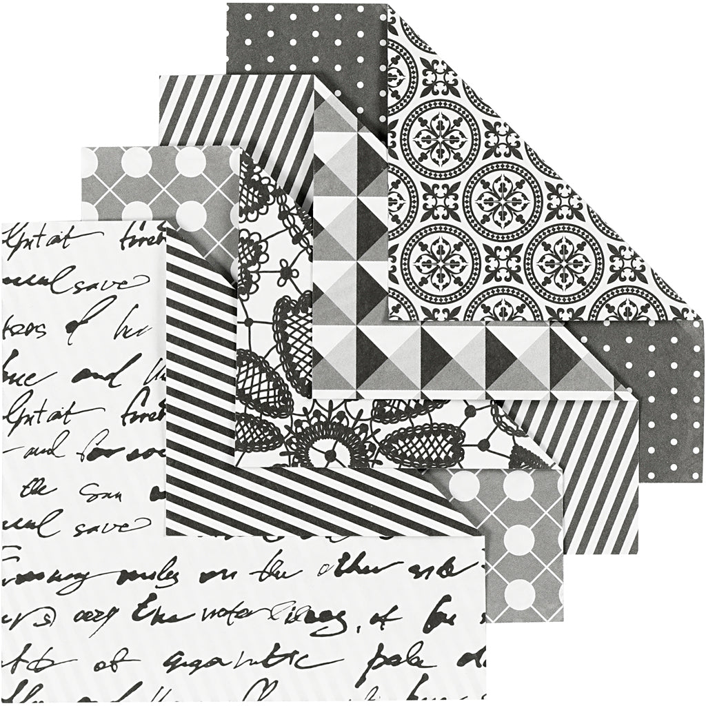 Origami Paper, size 10x10 cm, 80 g, 50 ass sheets