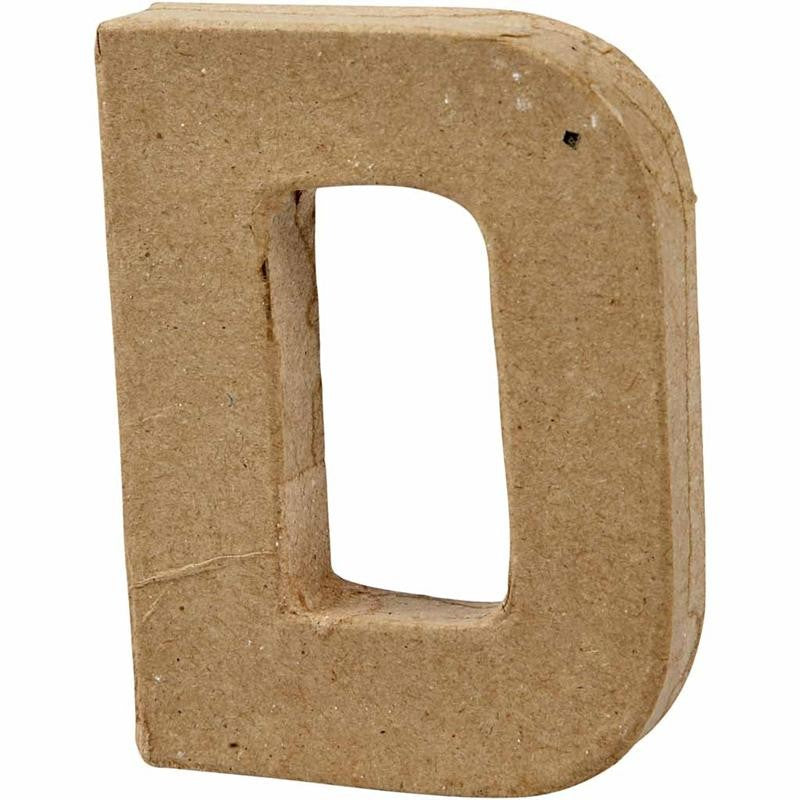 Letter, D, H: 10 cm, W: 7,7 cm, thickness 1,7 cm, 1 pc [HOB-26642]