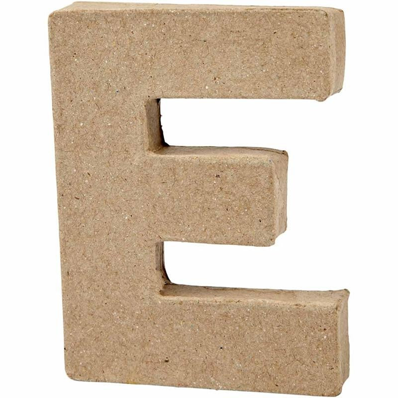 Letter, E, H: 10 cm, W: 7,5 cm, thickness 1,7 cm, 1 pc [HOB-26643]