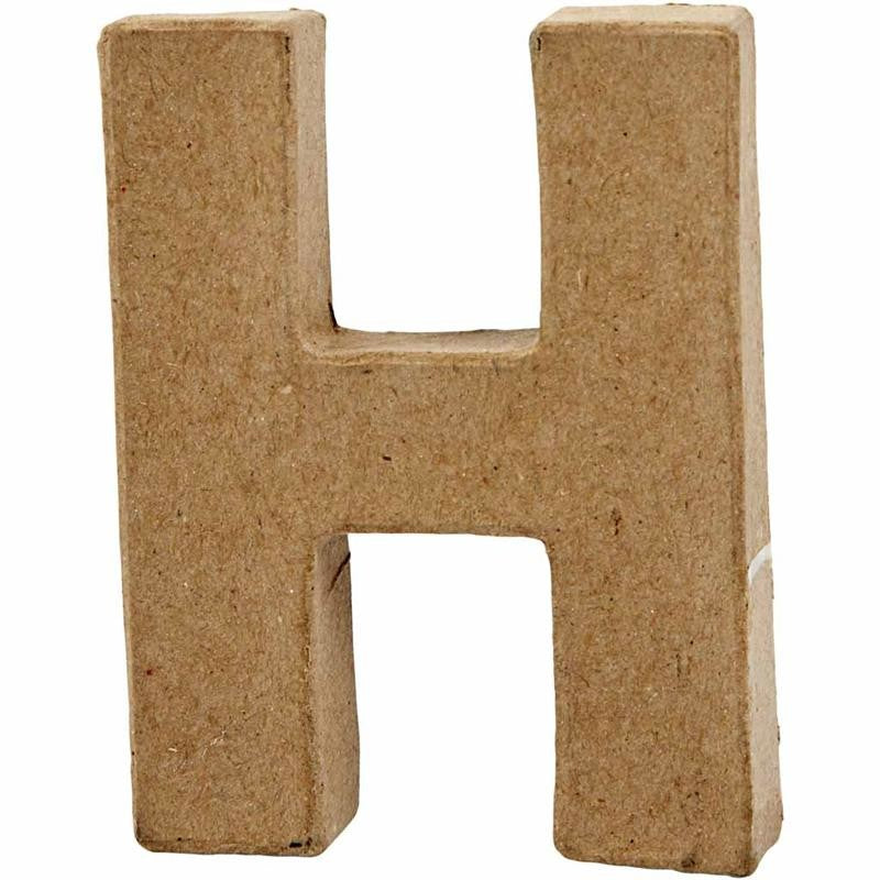 Letter, H, H: 10 cm, W: 7,6 cm, thickness 1,7 cm, 1 pc [HOB-26646]