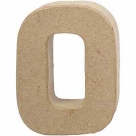 Letter, O, H: 10 cm, W: 7,8 cm, thickness 1,7 cm, 1 pc [HOB-26653]