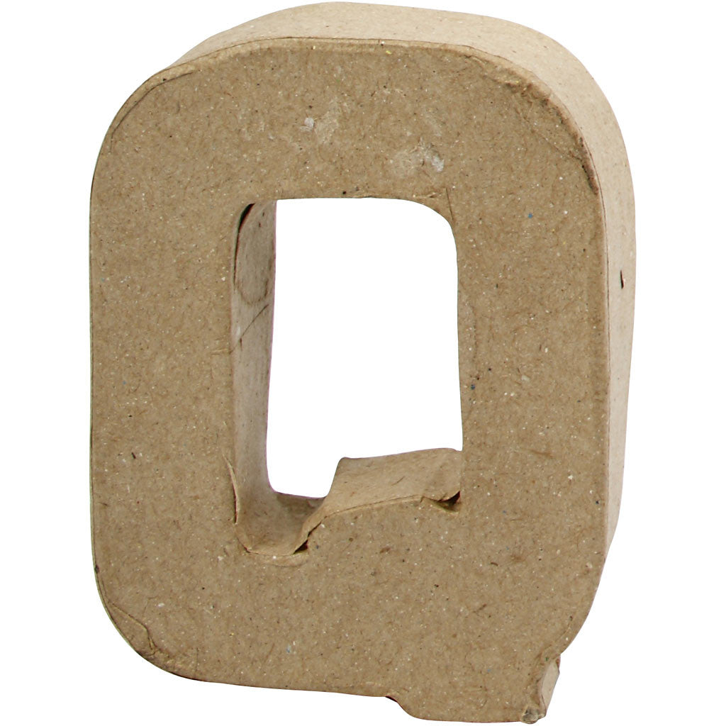 Letter, Q, H: 10 cm, W: 7,8 cm, thickness 1,7 cm, 1 pc [HOB-26655]