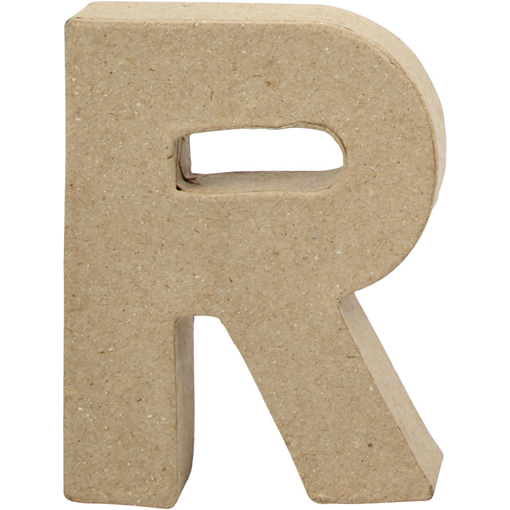 Letter, R, H: 10 cm, W: 7,5 cm, thickness 1,7 cm, 1 pc [HOB-26656]