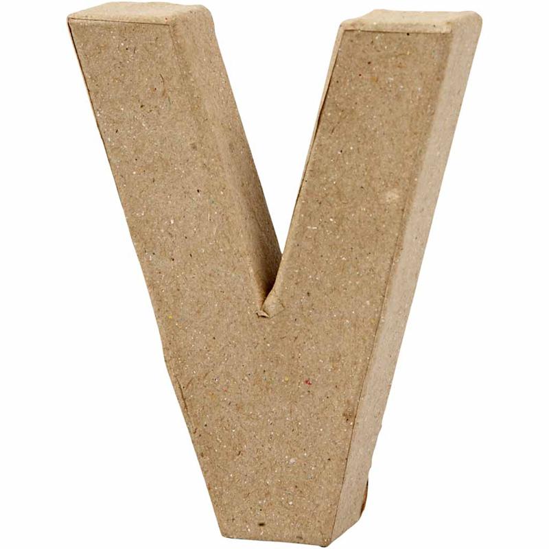 Letter, V, H: 10 cm, W: 8 cm, thickness 1,7 cm, 1 pc [HOB-26660]
