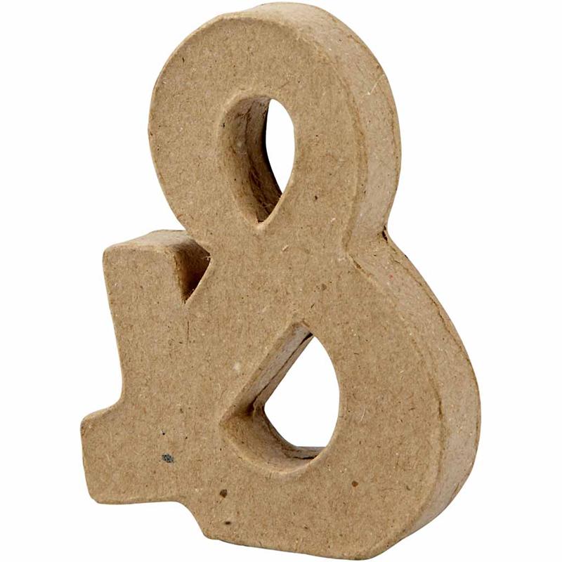 Symbol, &, H: 10 cm, W: 7,5 cm, thickness 1,7 cm, 1 pc [HOB-26666]