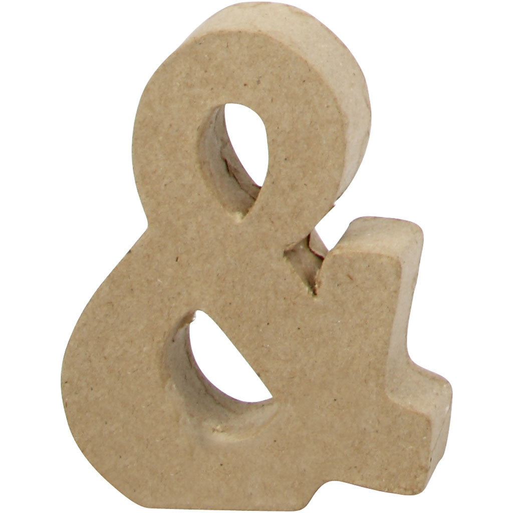 Symbol, &, H: 10 cm, W: 7,5 cm, thickness 1,7 cm, 1 pc [HOB-26666]