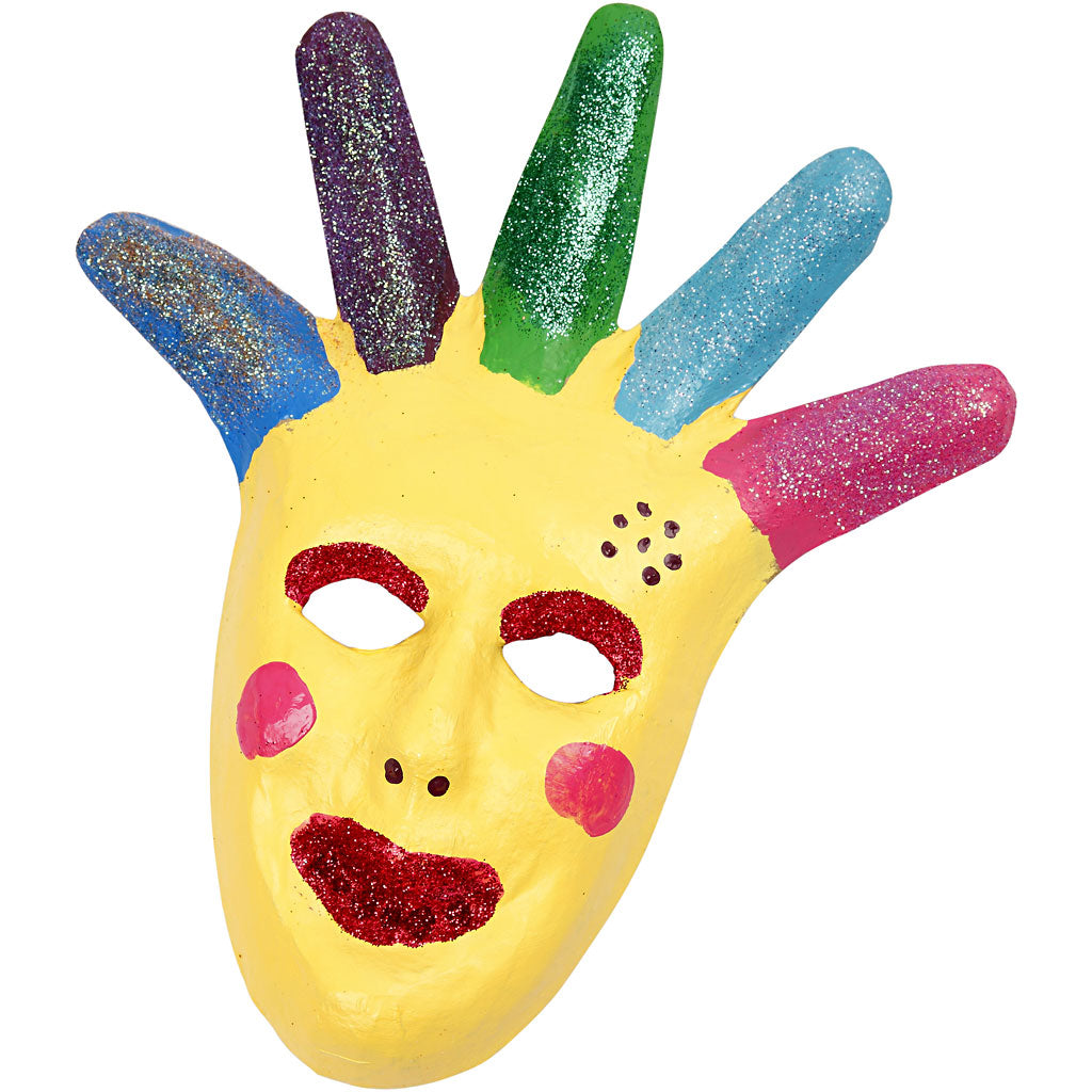 Masks, H: 12-21 cm, 6 pc/ 1 pack [HOB-26712]