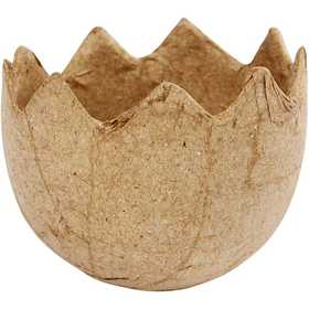 Eggshell, H: 4 cm, dia. 5 cm, 8 pc/ 1 pack [HOB-26736]