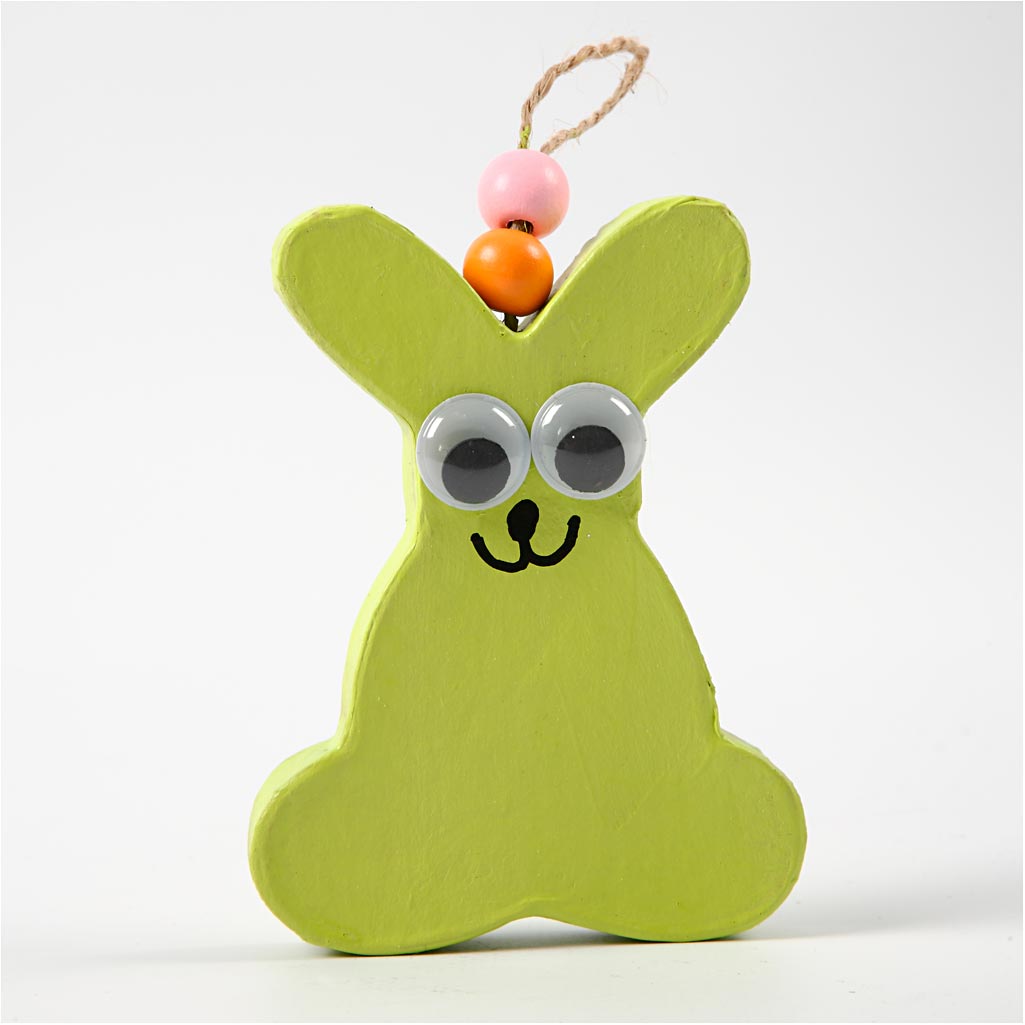 Easter Ornaments, H: 10 cm, thickness 12 mm, 114 pc/ 1 pack [HOB-26791]