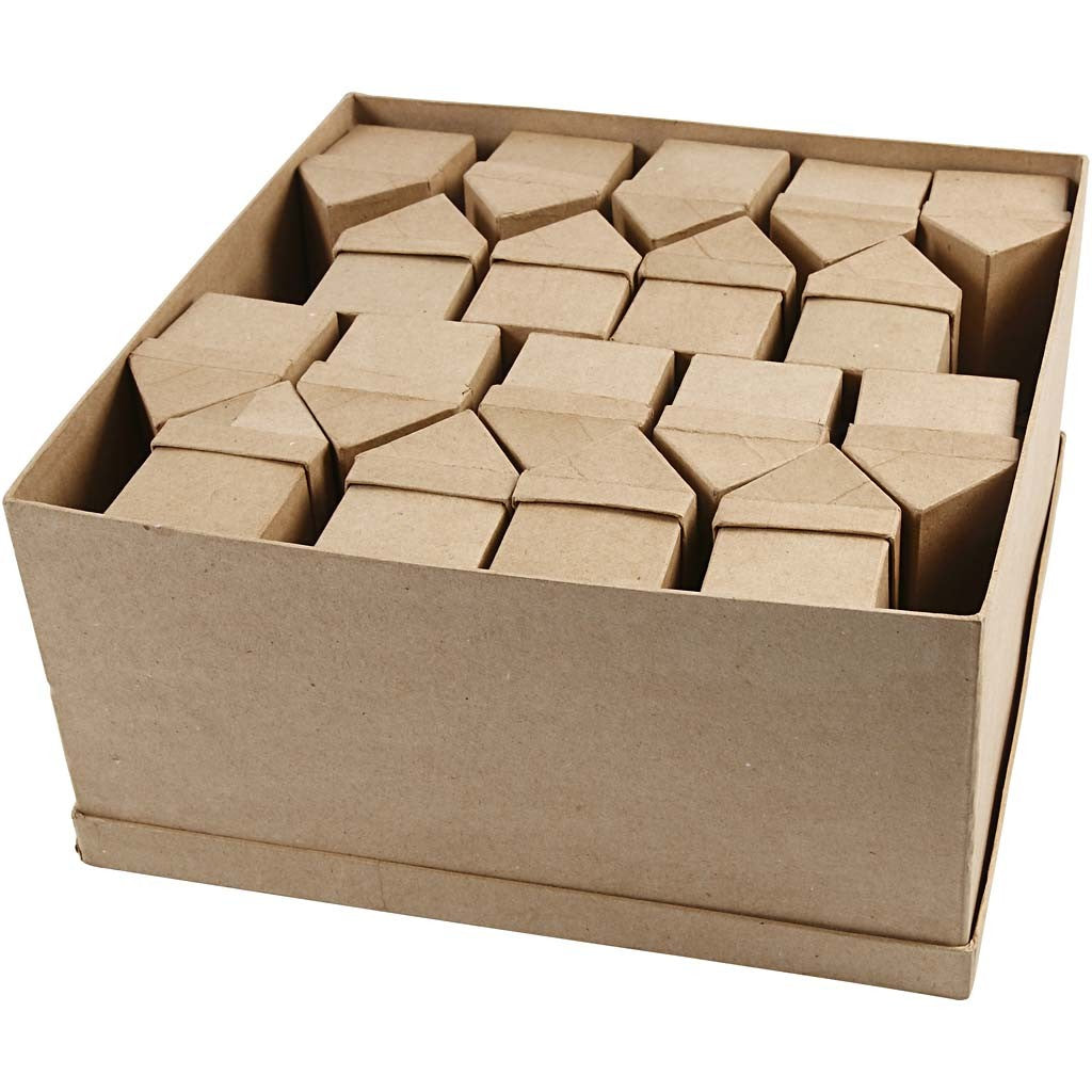 Houses, H: 10,5 cm, size 6x8,5 cm, 40 pc/ 1 pack [HOB-26799]