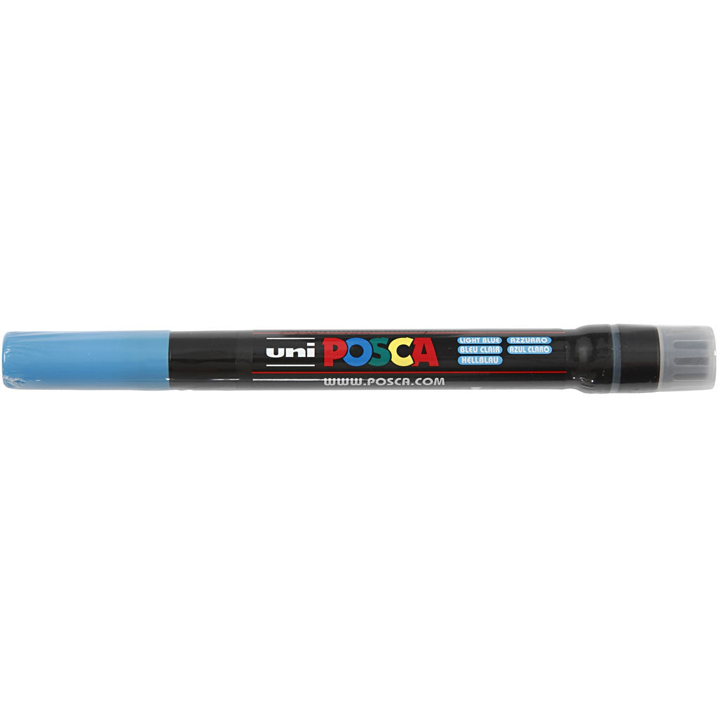 Posca Marker, no. PCF350, line 1-10 mm, brush, light blue, 1 pc [HOB-271057]