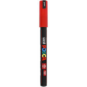 Posca Marker, no. PC-1MR, line 0,7 mm, extra-fine, red, 1 pc [HOB-272040]