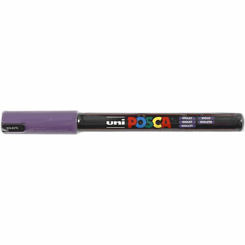 Posca Marker, no. PC-1MR, line 0,7 mm, extra-fine, violet, 1 pc [HOB-272055]