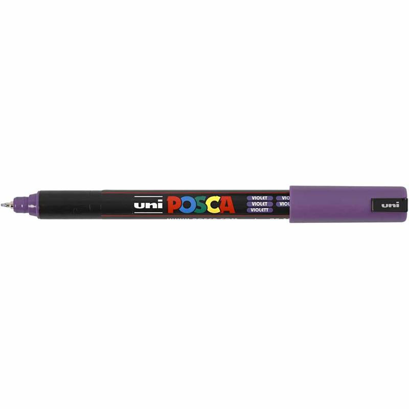 Posca Marker, no. PC-1MR, line 0,7 mm, extra-fine, violet, 1 pc [HOB-272055]