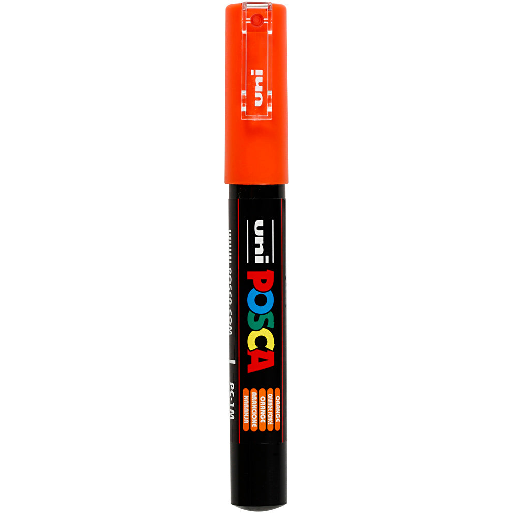 Posca Marker, no. PC-1M, line 0,7 mm, extra-fine, orange