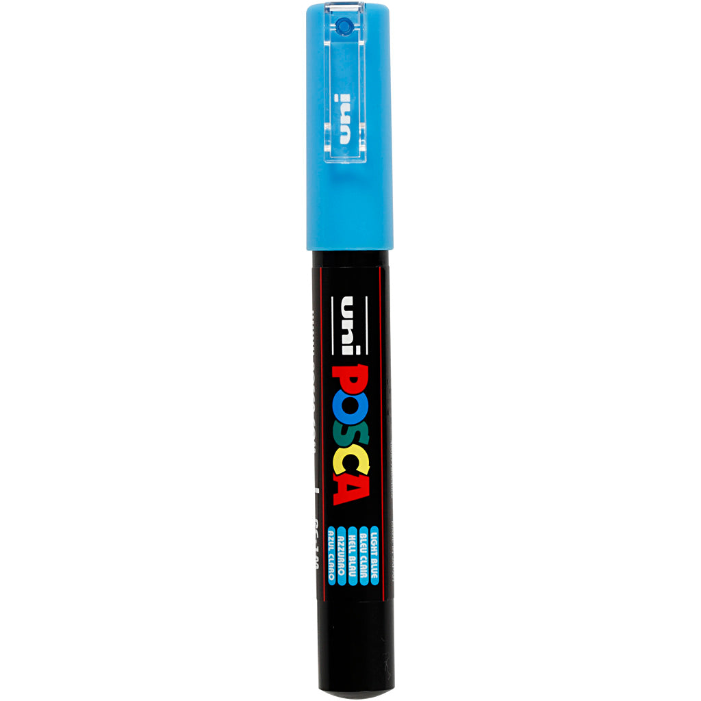 Posca Marker, no. PC-1M, line 0,7 mm, extra-fine, light blue