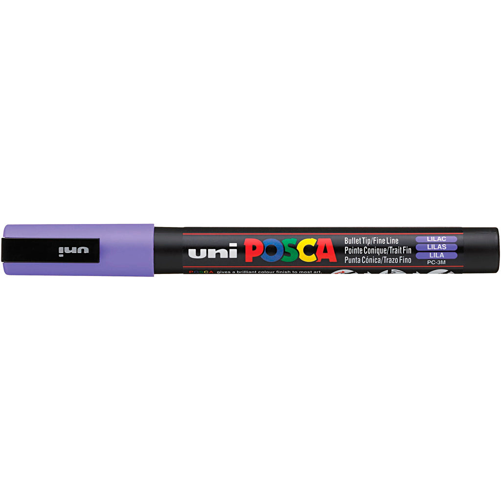 Posca Marker, no. PC-3M, line 0,9-1,3 mm, fine, lilac, 1 pc [HOB-274058]