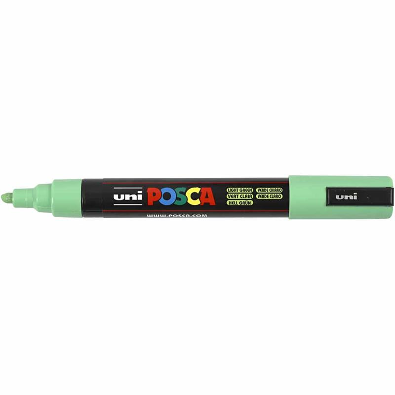 Posca Marker, no. PC-5M, line 2,5 mm, medium, light green, 1 pc [HOB-276033]
