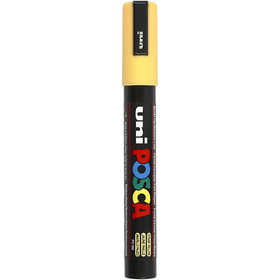 Posca Marker, no. PC-5M, line 2,5 mm, medium, straw yellow, 1 pc [HOB-276038]
