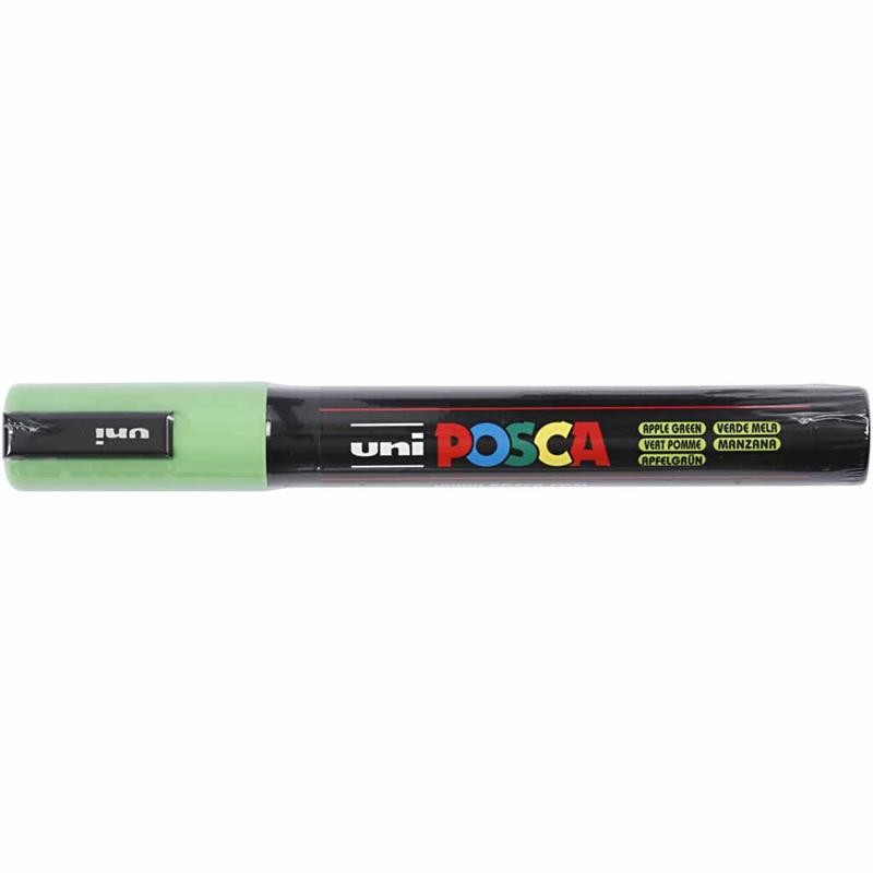 Posca Marker, no. PC-5M, line 2,5 mm, medium, apple green, 1 pc [HOB-276043]