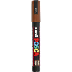 Posca Marker, no. PC-5M, line 2,5 mm, medium, brown, 1 pc [HOB-276045]