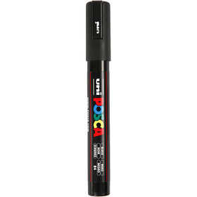 Posca Marker, no. PC-5M, line 2,5 mm, medium, black, 1 pc [HOB-276046]