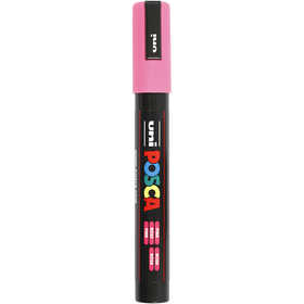 Posca Marker, no. PC-5M, line 2,5 mm, medium, pink, 1 pc [HOB-276056]