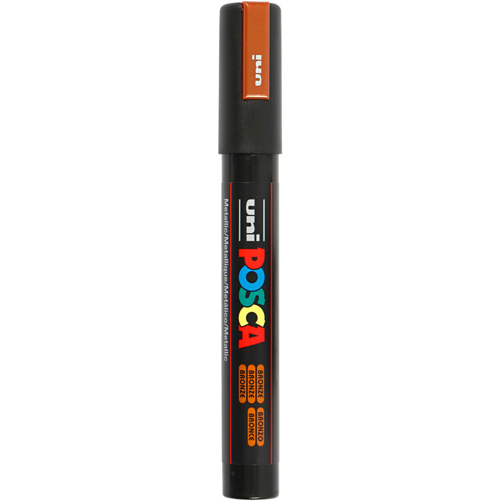 Posca Marker, no. PC-5M, line 2,5 mm, medium, bronze