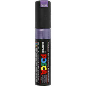 Posca Marker, no. PC-8K, line 8 mm, broad, metallic violet, 1 pc [HOB-278840]