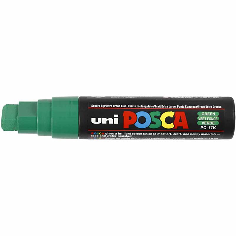 Posca Marker, no. PC-17K, line 15 mm, extra broad, green, 1 pc [HOB-279036]