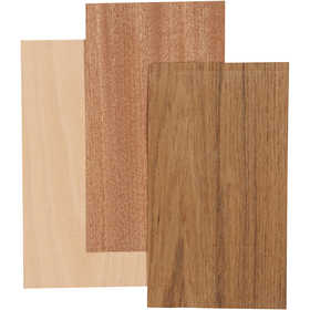 Wood Veneer, sheet 12x22 cm, thickness 0,75 mm, 3 sheet/ 1 pack [HOB-282900]